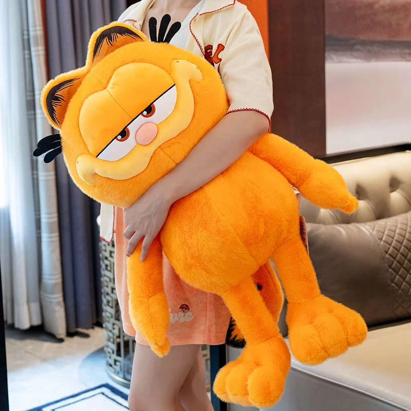 

Большой размер Kawaii Garfield Cat плюшевая игрушка забавные ленивые Имбирные котята Мягкая кукла аниме Kitty плюшевые животные диван Подушка Рождественский подарок