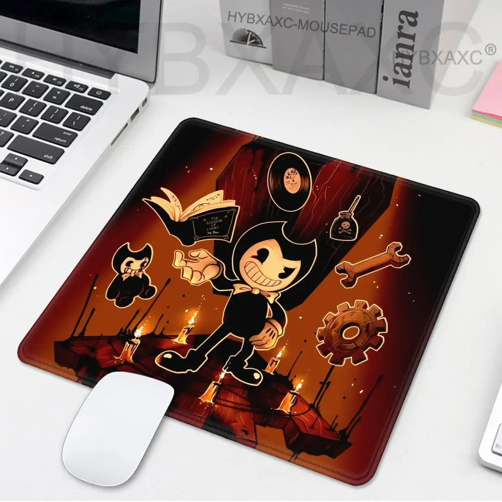 Jogo b-bendy e a tinta m-máquina de animação teclado tapete de mesa estudantes gabinete pc gamer desktop mouse pad