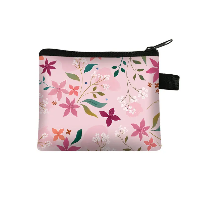 Wallet Women's Portable Card Bag Coin Key Storage Bag Hand Bag Small Square Bag Coin Purse Pochette