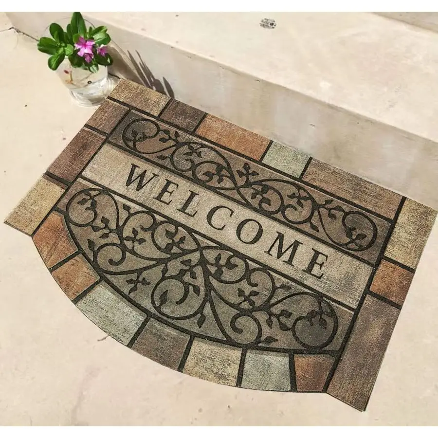 

Придверные коврики 24x36, сверхпрочные, для улицы, большие, с нескользящей резиновой основой, для входной двери