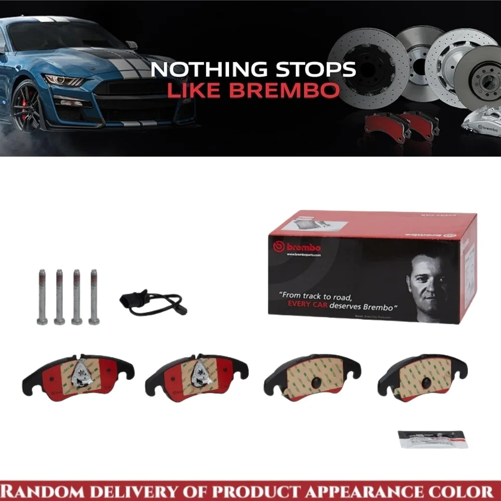 Brembo P85098N Premium Ceramic Front Disc Brake Pad Set AUDI/AUDI (FAW) OE# 8K0698151H