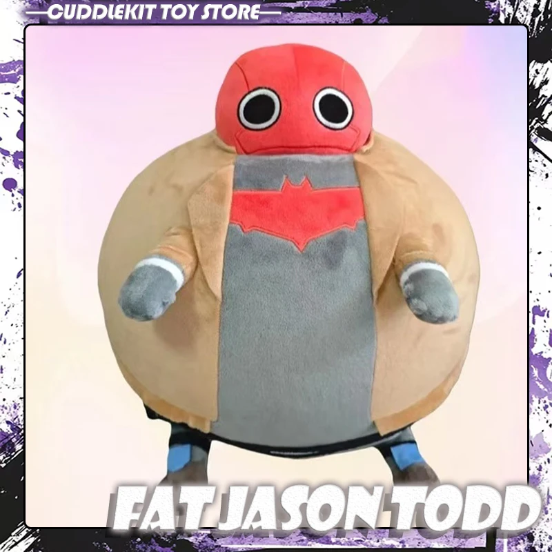 IN STOCK Hot New Fat Jason Todd Plush Doll Fat Red Hood Stuffed Christmas Gift Anime Peripherals Soft Ornament Anime Figure Toys