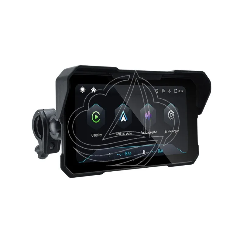 6.25 Inch Wireless CarPlay Motorcycle GPS Navigator Quick Release Easy Install Motorbike Navigation Screen