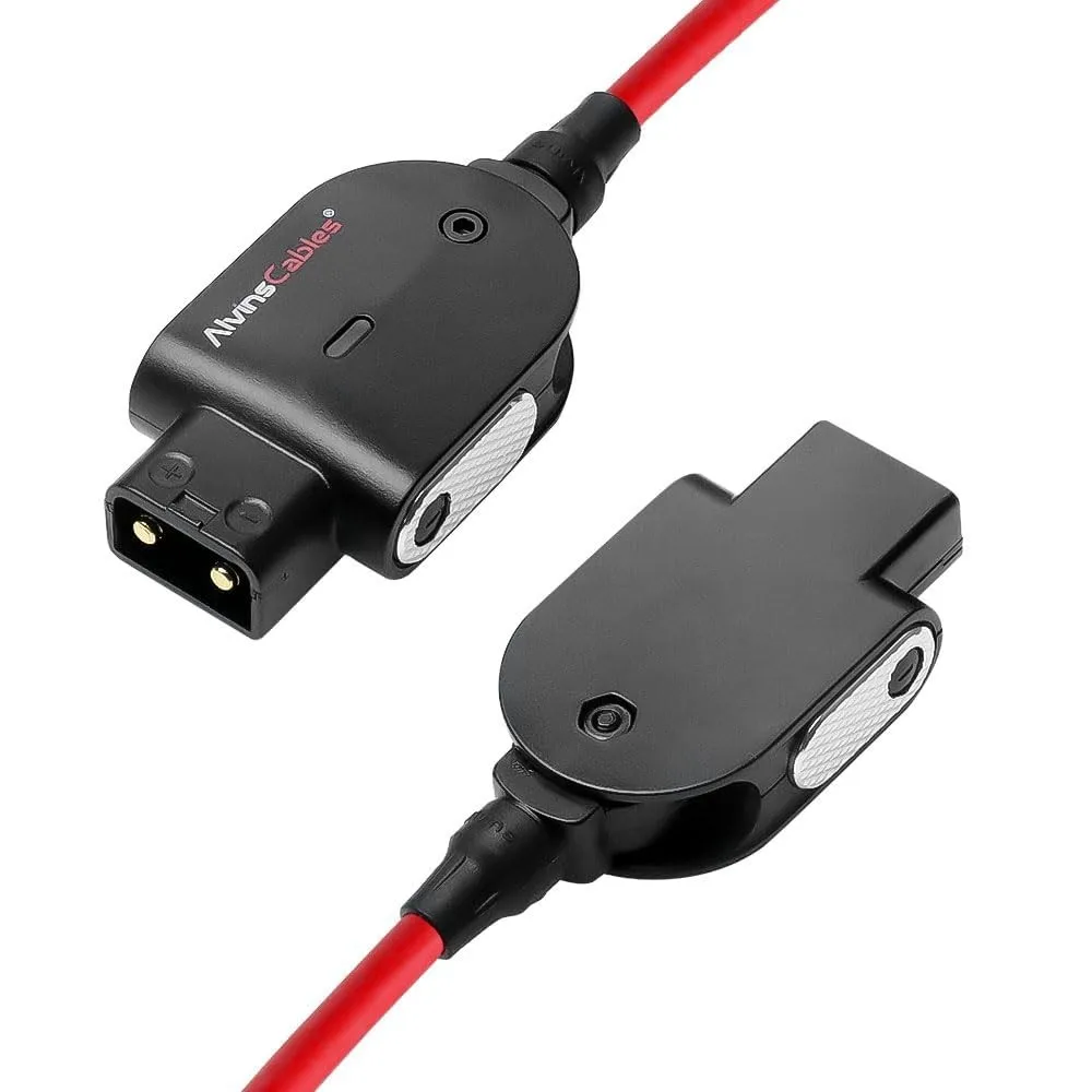 Smart Dtap to DC Cable , Ultra Soft D-tap to 2.1 DC Right Angle Power Cable