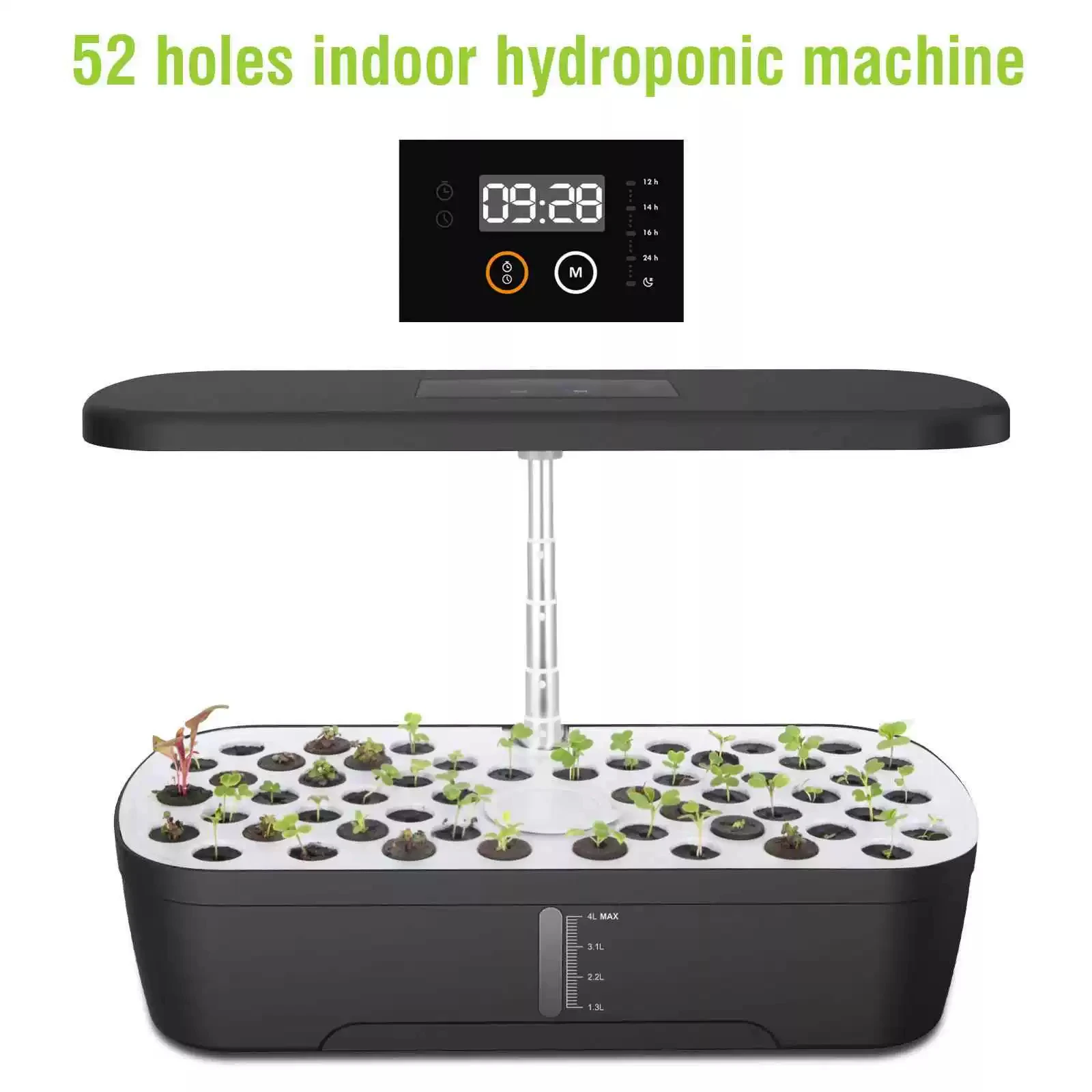 Smart Indoor Hydroponic Growing Box, Home-Use Soilless Cultivation System, LED Plant Growth Lights, Seedling Supplementary Light