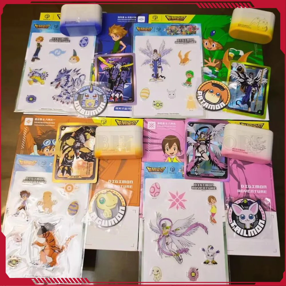 In Stock Digimon Adventure Ear Clip Wireless Bluetooth Headphones Agumon Tailmon New Hot Selling Earbuds Sports Running Outdoor
