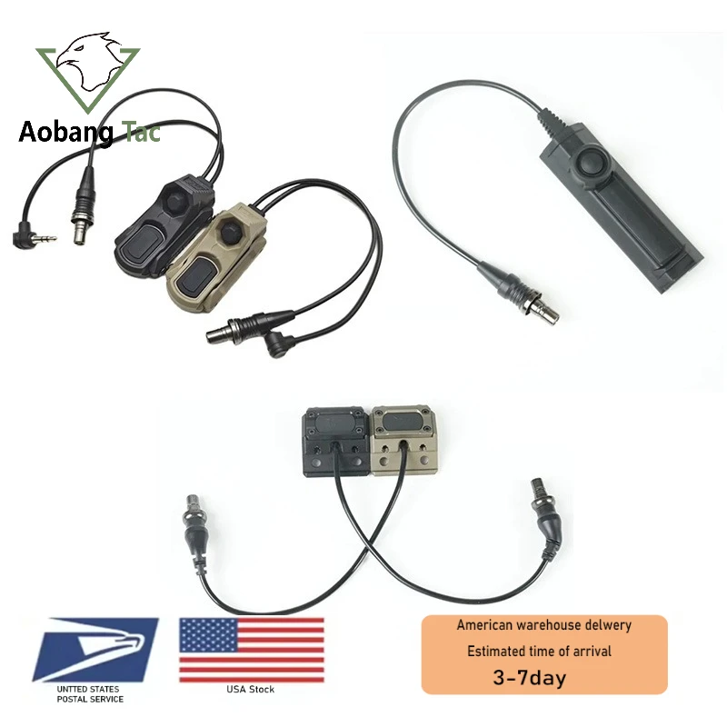 

Склад в США, тактический фонарик, пульт дистанционного управления, переключатель света Tailgate, двойная функциональная кнопка дистанционного управления