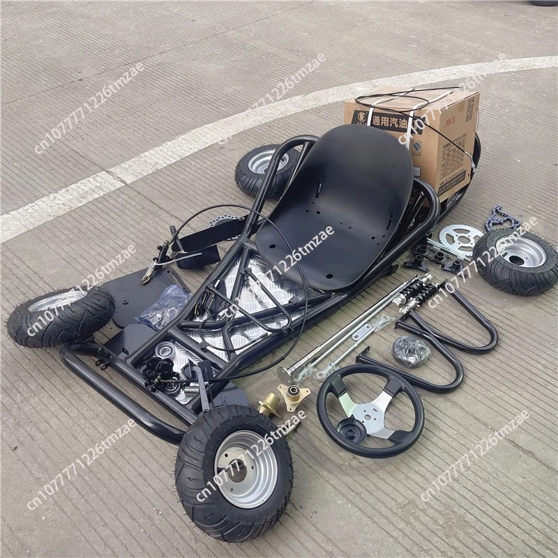 168CC modified four-wheel motorcycle drift go kart complete set of vehicle frame accessories gasoline road tire assembly