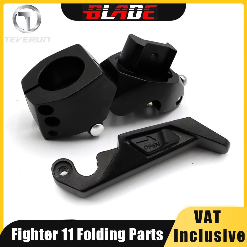 Original Folding Kit For Teverun Fighter 11 11+ Fighter Supreme/7260R Electric Scooter Folding Kit Folding Lever Parts