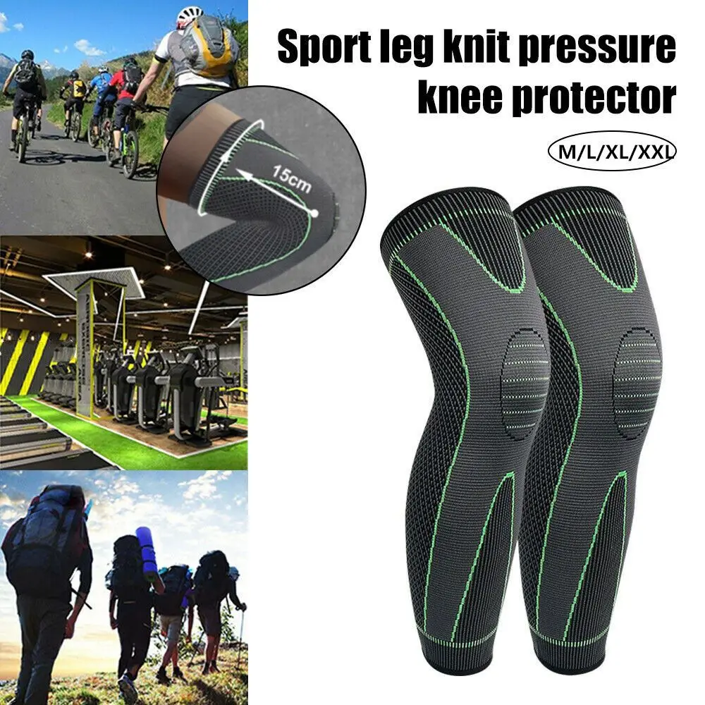 Fashion Breathable Sport Knee Pads Elastic Running Leg Protectors Gym Fitness Knee Support