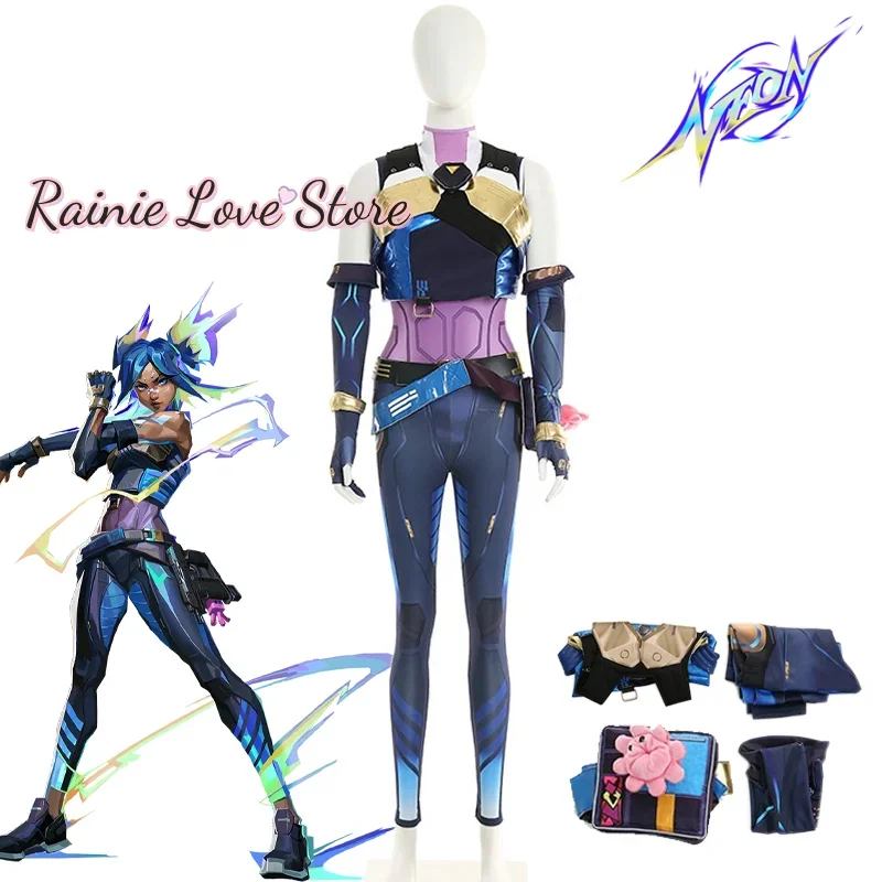 

CosplayGame VALORANT Neon Cosplay Costume Wig Shoes Tala Nicole Dimaapi Valdez Role Play Uniform Halloween Carnival Party Christ