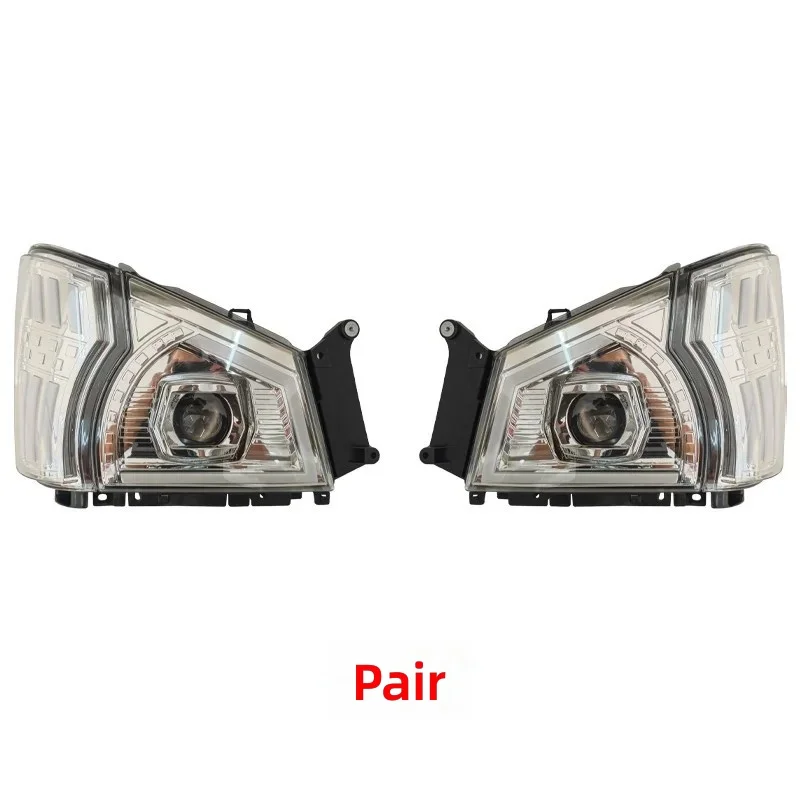 OEM Quality 12V Modified LED Headlight For Isuzu 600P NKR NLR Pickup Truck Front Headlamp Assembly With Projector Lens New