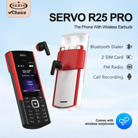 2G Feature Mobile Phone 2.4 inch Speed Dial Auto Call Record Blacklist Flashlight FM Radio Cellphones Built-in Bluetooth Headset