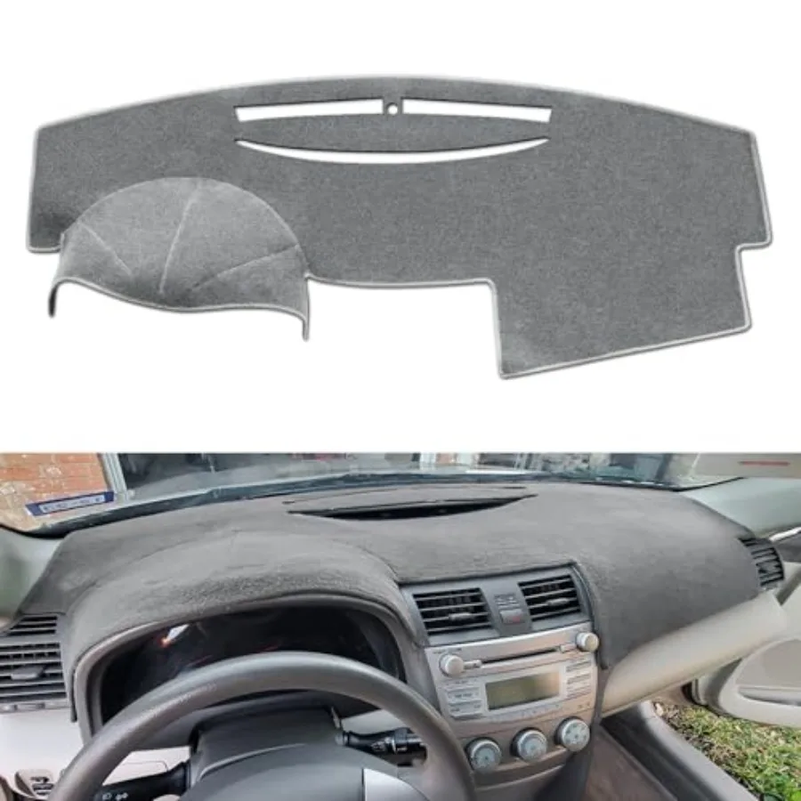 Dash Cover for Toyota Camry Accessories 2007 2008 2009 2010 2011 Custom Fit Dashboard Cover Mat Pad Dark