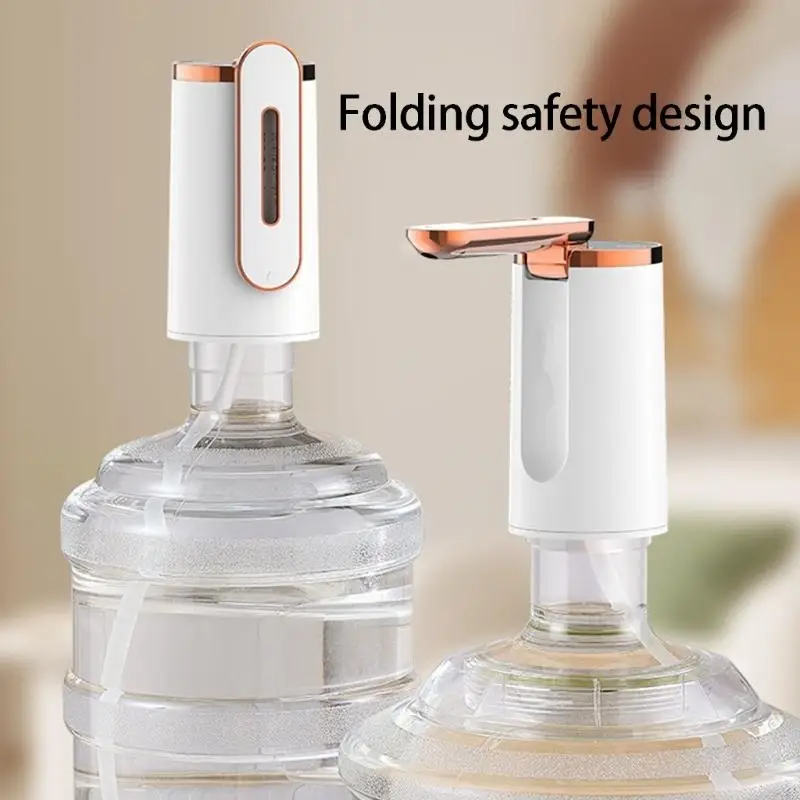 Rechargeable Water Dispenser Automatic Dispenser Pump Folding Spout Electric Drinking Water Pump for Family Use 