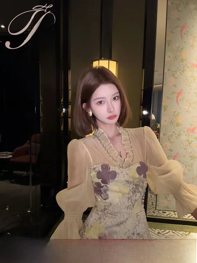 

Оригинальный летний комплект PITAO с принтом «Оранжевые колокольчики», топ и шорты, женская универсальная одежда с цветочным принтом, весенне-летний наряд