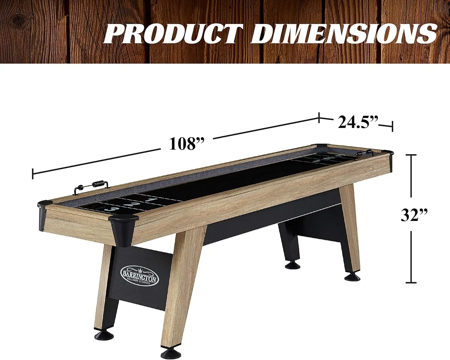 Shuffleboard Multiple Styles, Classic Arcade Game Collection, Durable & Stylish Designs with Puck Sets, Perfect for Family Game