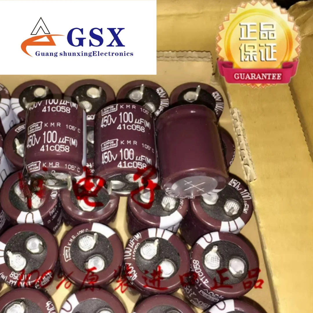 

100UF 450V Japanese Black Diamond Electrolytic Capacitor 450V100UF 22 * 25 KMR 22*30 KMQ 105 degrees