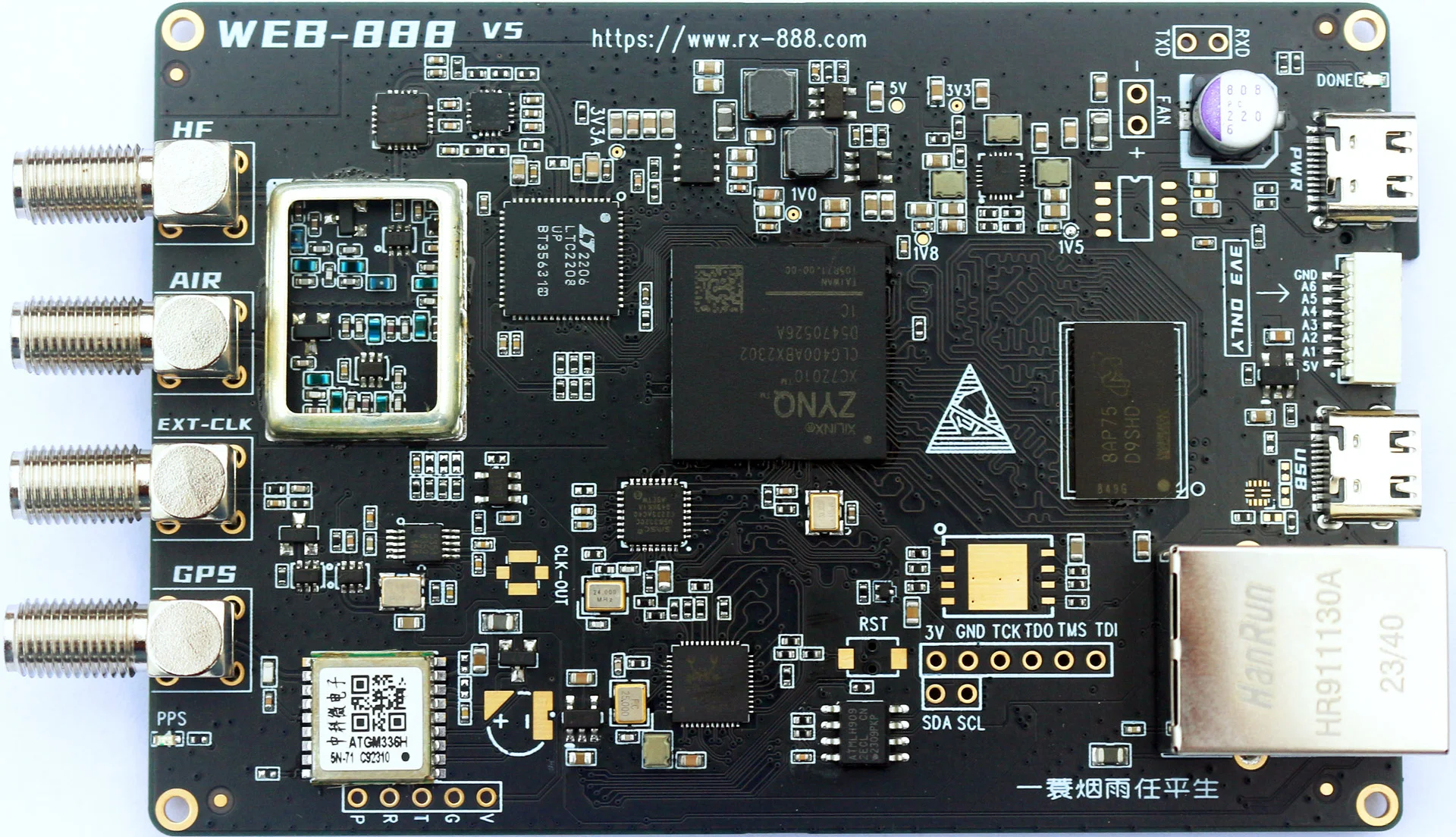 Latest Web-888 16bit ADC 62M bandwidth DDC Web SDR