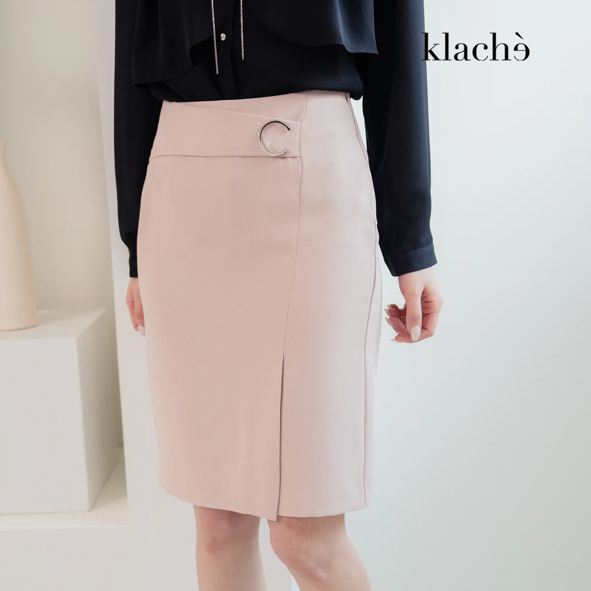 Clashet of H office line skirt _ CB3SSK005A