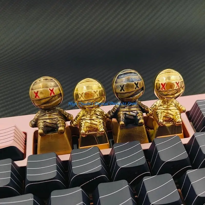 U2JE Brass Mummy Caycap Set Switches для проектов клавиатур