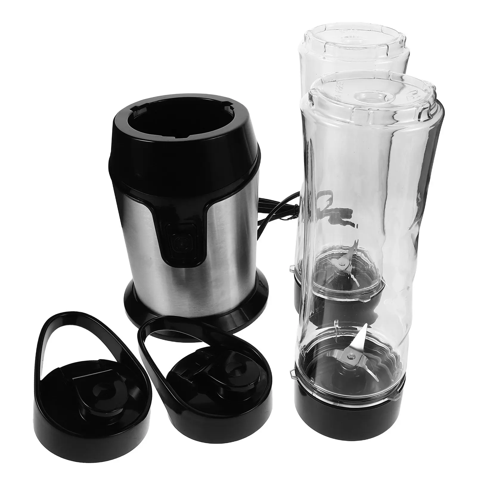 1Set Small Portable Blender Mini Juicer Cup 600ml for Fresh Juice Smoothies Travel Office Home Personal Juicer Mixing Machine