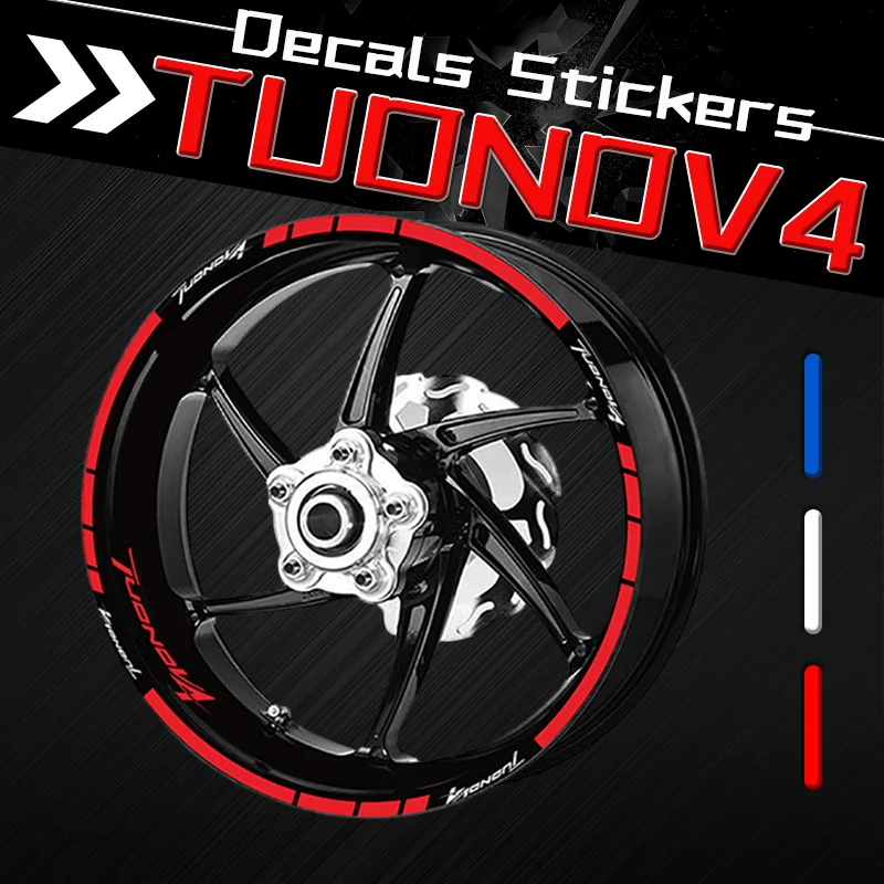 

High Quality For TOUNO Touno V4 Wheel Hub Decoration Decals Inner Rim Stripe Tapes Reflective Stickers Motorcycle Accessories