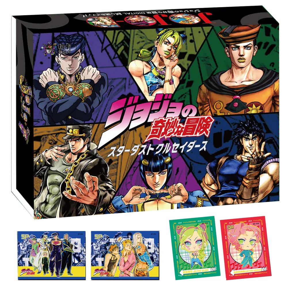 JoJo's Bizarre Adventure Collection Card For Child Popular Adventure Anime Jolyne Cujoh Dio Brando Limited Game Card Kids Gifts