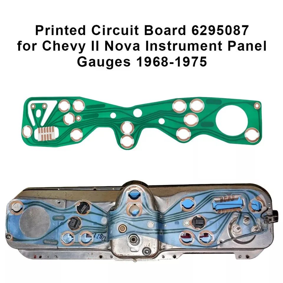 Printed Circuit Board 6295087 for Chevy II Nova Instrument Panel Gauge 1968-1975