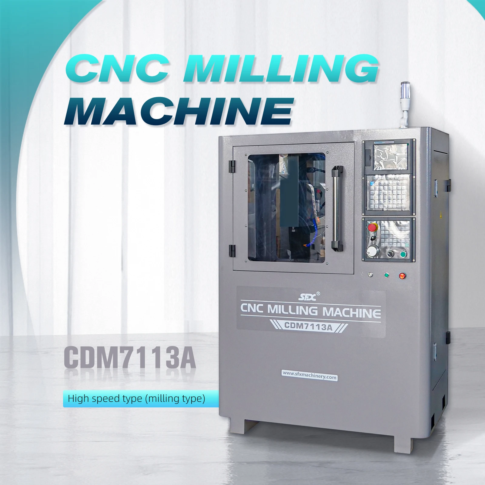 CNC Milling Machine CDM7113A 3 Axis CNC Milling Machine 12000RPM High Speed with Engraving Function