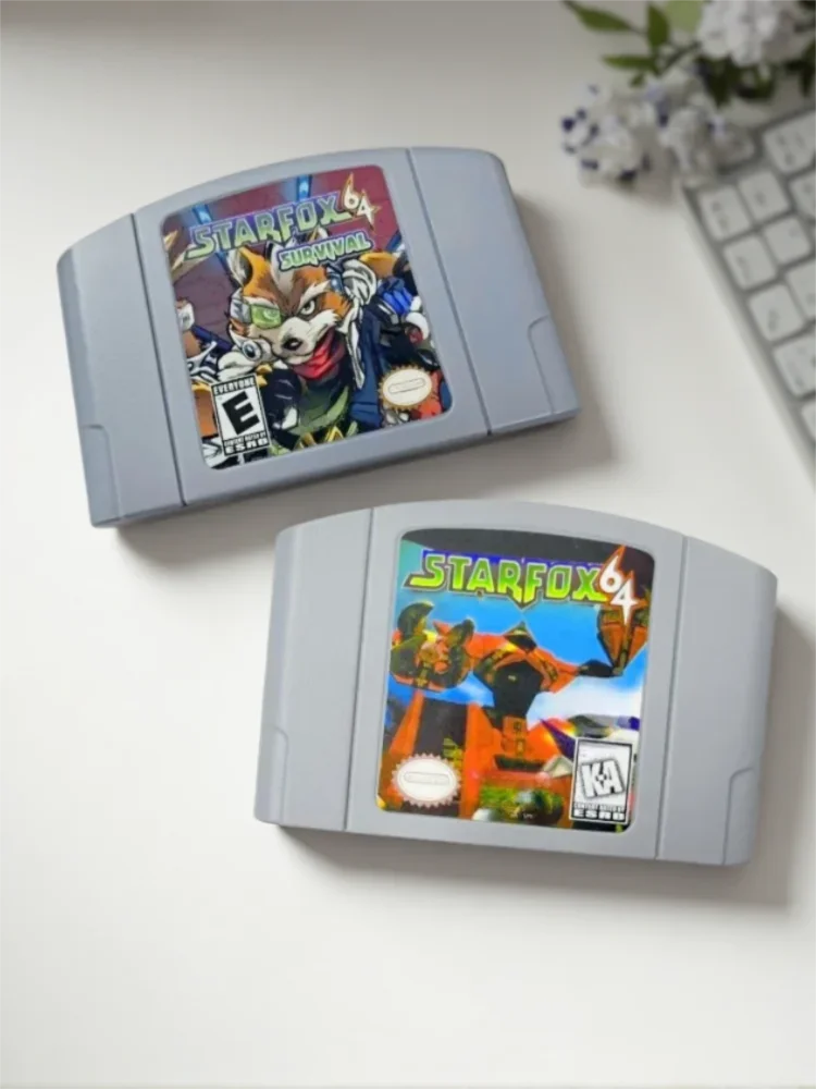 N64-Spielkassette, US-Version, Star Fox 64, 64-Bit-Spielkassette auf Englisch, Retro-Spiel, Sammlerstücke, Spielzeuggeschenke