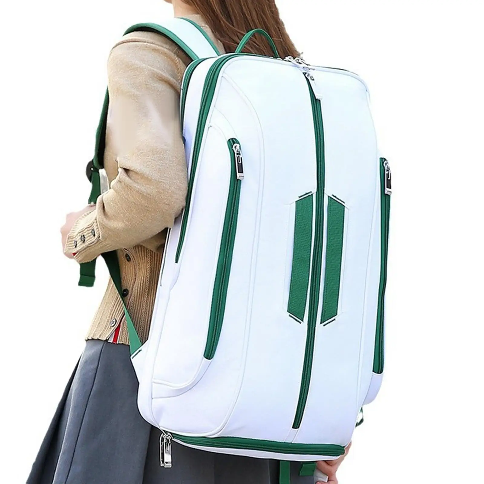 

Pickleball Backpack Racquet Holder Waterproof Carry Bag Tote Bag Portable Travel Pouch Tennis Bag for Beginners Men Women Gifts