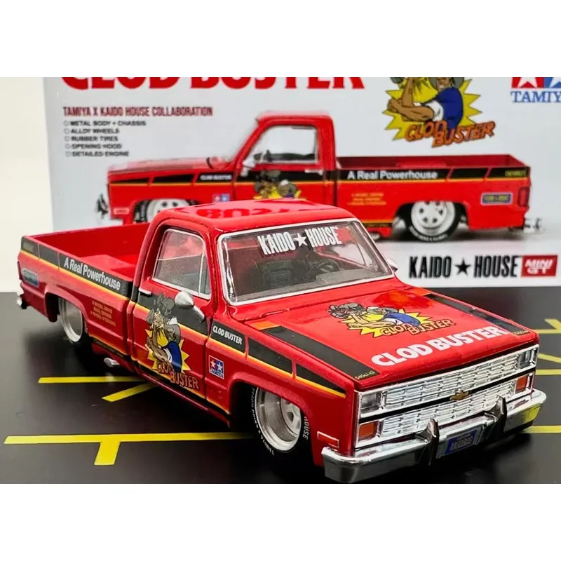 tsm-mini-gt-kaido-house-khmg130-1-64-シルバラード-タミヤ-ピックアップ-ダイキャスト合金車モデル
