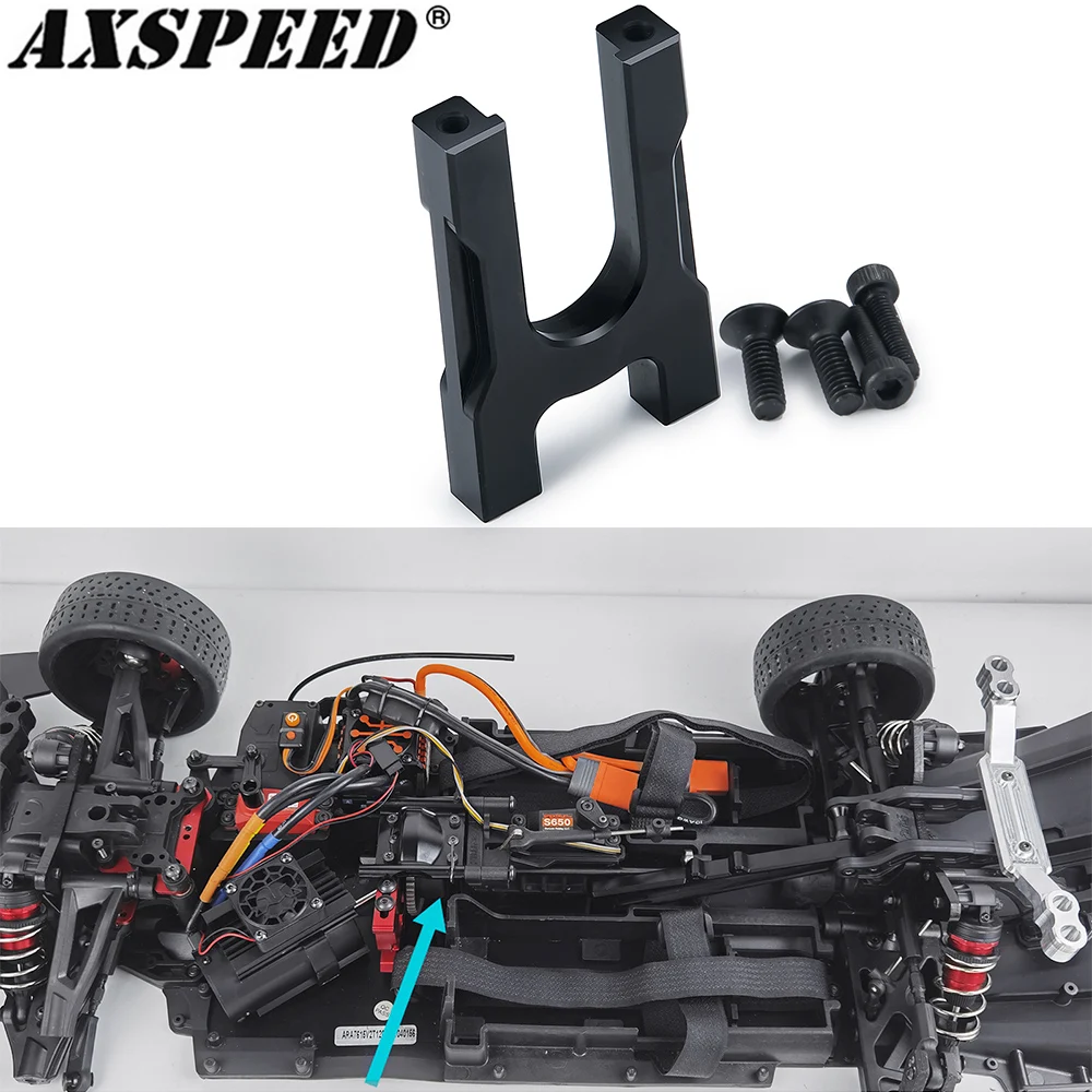 AXSPEED RC Car Motor Mount Bracket Fixed Stand for 1/7 FELONY 6S BLX Street Bash All-Road Muscle Car RTR Upgrade Parts