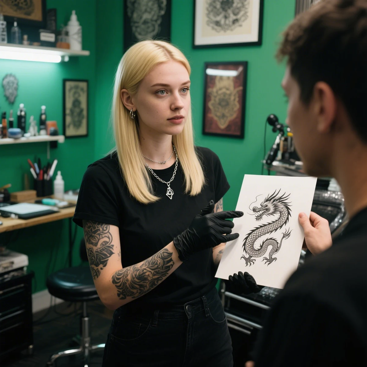 Stampante per stencil per tatuaggi Stampante termica per tatuaggi fai-da-te, mini stampante portatile, compatibile con smartphone e PC