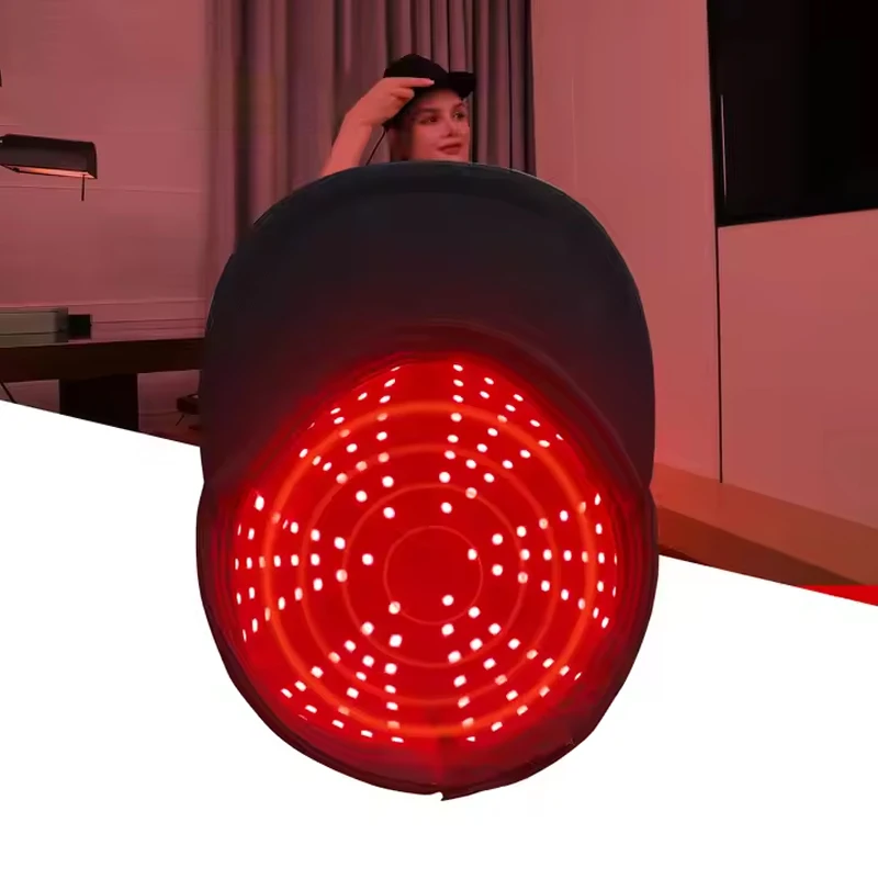 Red Light Therapy Hat Infrared Cap 660nm 850nm Wavelength Cap Devices Pain Relief Led  Red Light Therapy Machine Hat for Hair