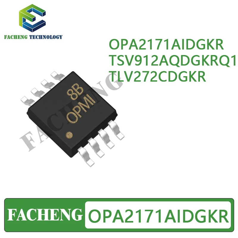 OPA2171AIDGKR TSV912AQDGKRQ1 TLV272CDGKR VSSOP-8 Operational Amplifier