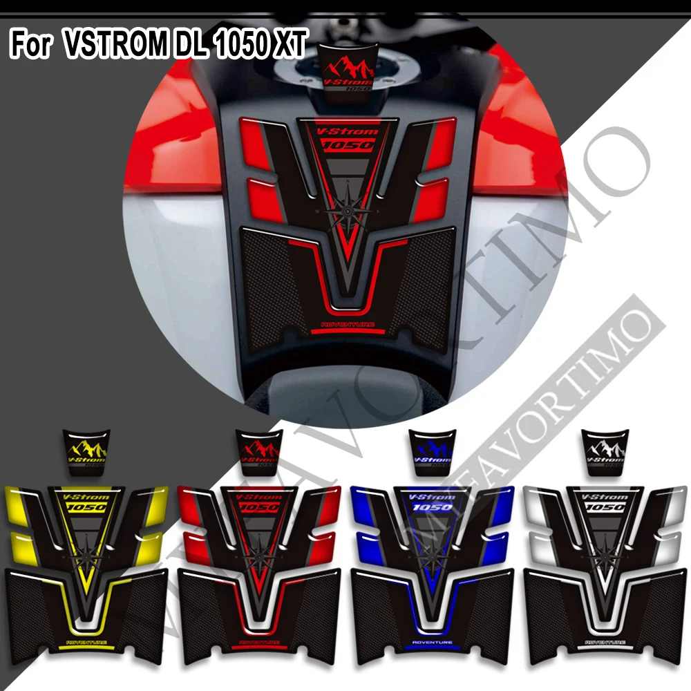 DL1050XT دراجة نارية خزان وسادة واقية ملصقات ثلاثية الأبعاد الشارات لسوزوكي الخامس ستروم فستروم DL 1050 XT 1050XT DL1050 مغامرة