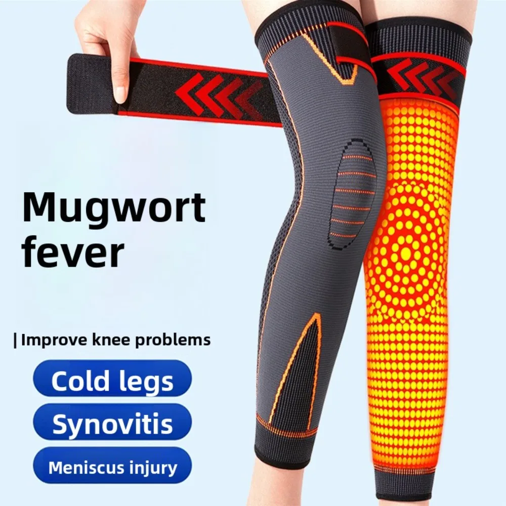 Mugwort Knee Wrap for Warmth - Support for Joint Comfort, Men & Women, Natural Herbal Relief for Cold Weather