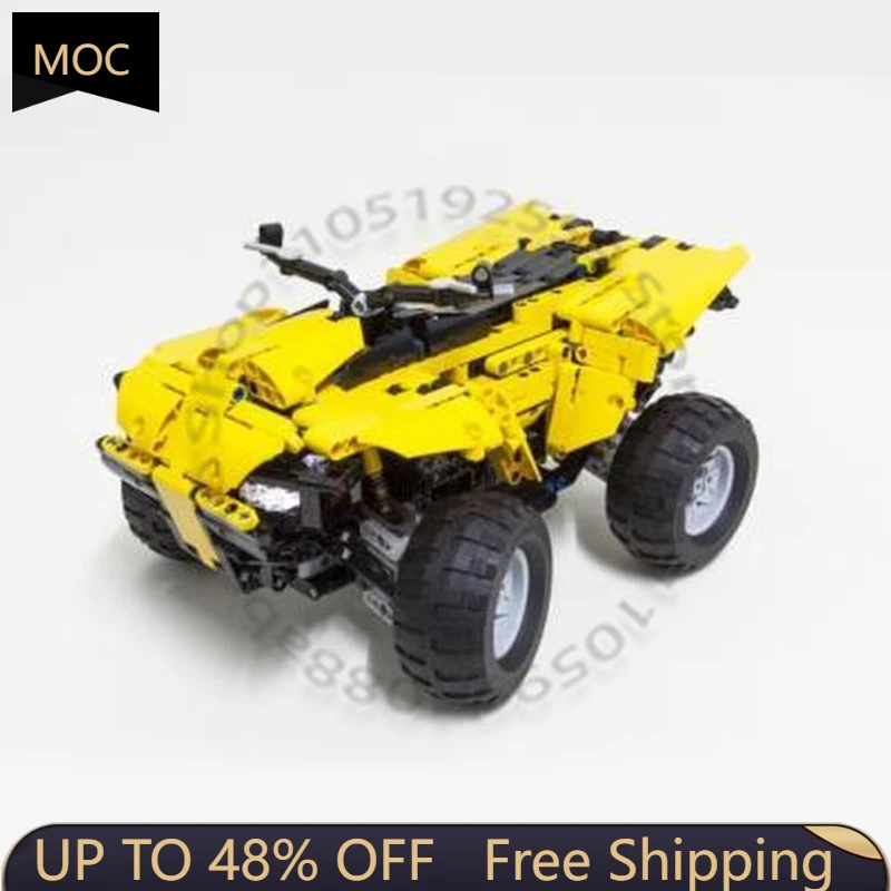 995 pièces – Voiture de sport rapide Technic RC Quad Bike MOC – Blocs de construction modulaires personnalisables – Design simple et populaire – Jouet DIY pour les fêtes – Cadeaux