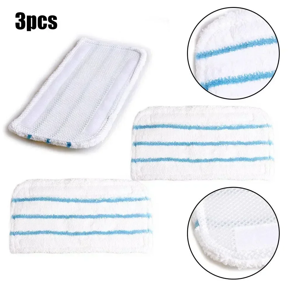 3Pack  Microfiber Cloth Pads For Black & Decker Steam Mops FSMH13E10-GB,FSMH1321-GBreplacement Cleaning Cloth