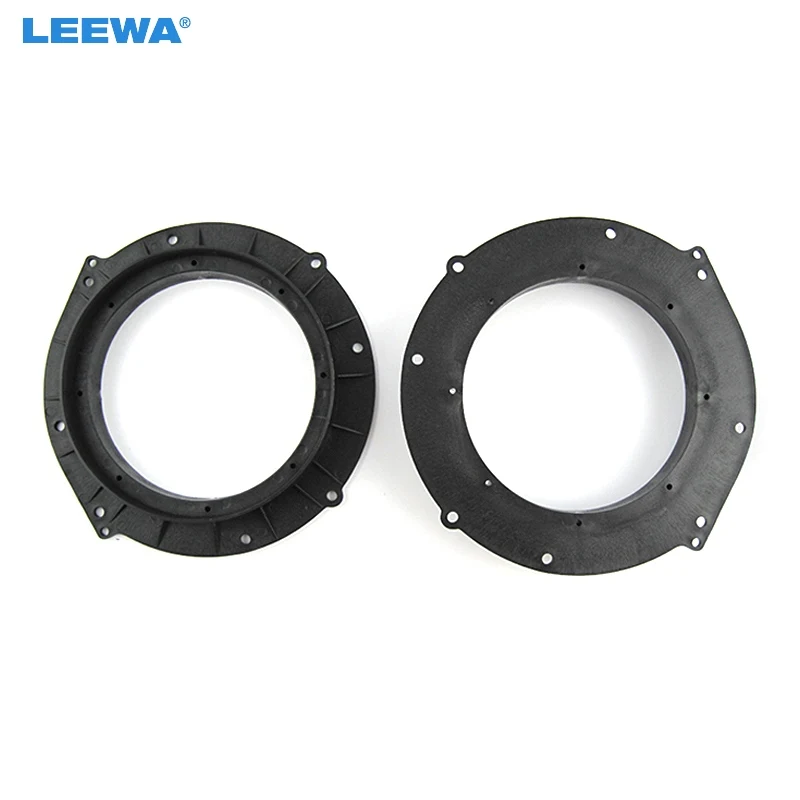 

LEEWA Car Speaker Spacer Mats for Audi A4L/A5/A6 Refit Rings Spacers Ring Pad Adaptor Modified Audio Installation Kits