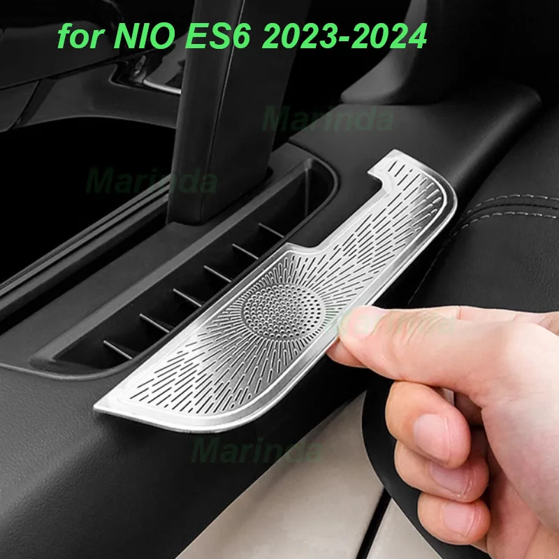 Car Door Air Outlet Protective Cover for Nio ES6 2023-2024 Rear Air Conditioner Under Seat Anti-block Cover Interior Accessories