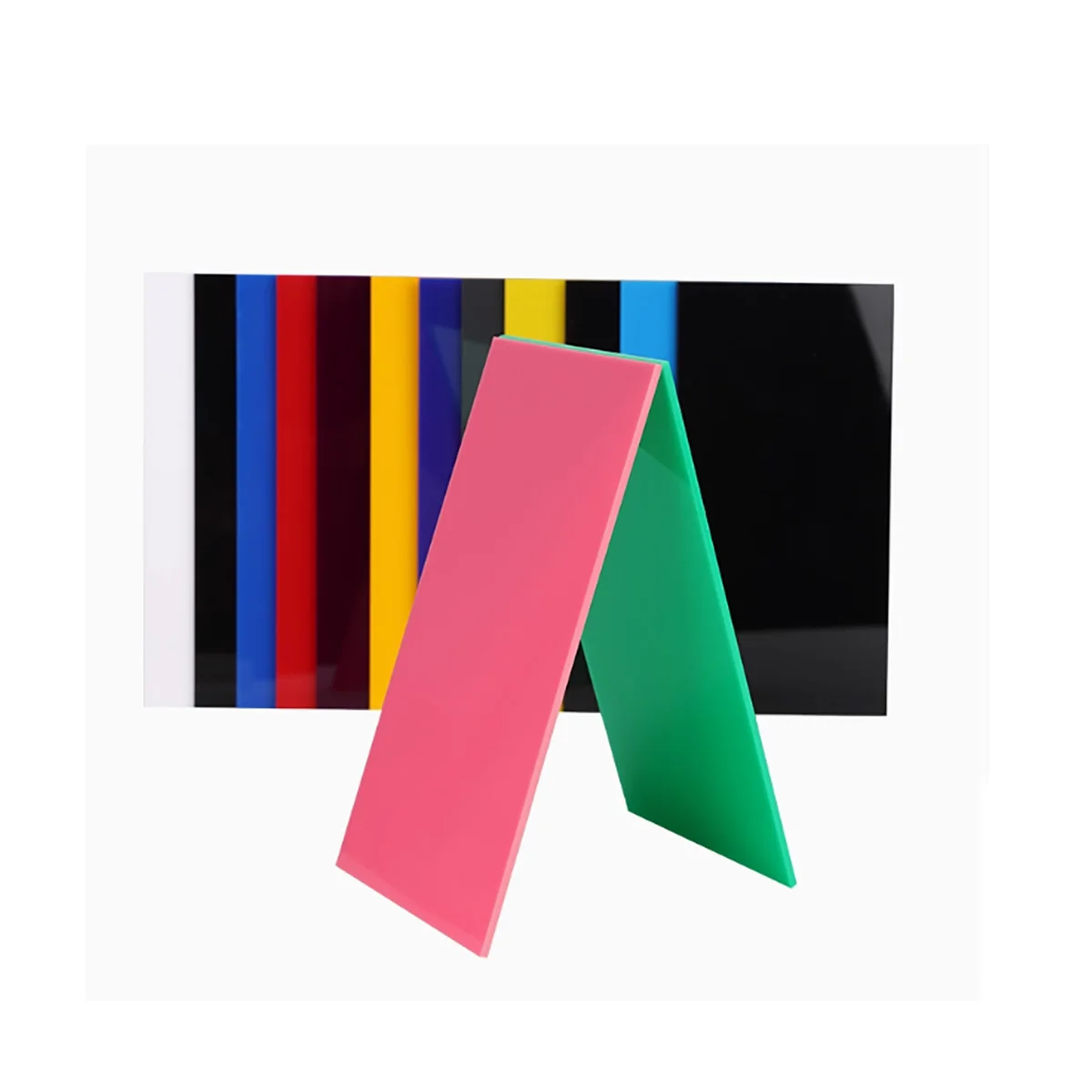 Thick 2-5mm Acrylic Board Color Opaque Blanks Plate Organic Glass Decorative Board, DIY Handmade Material Processing, Customized