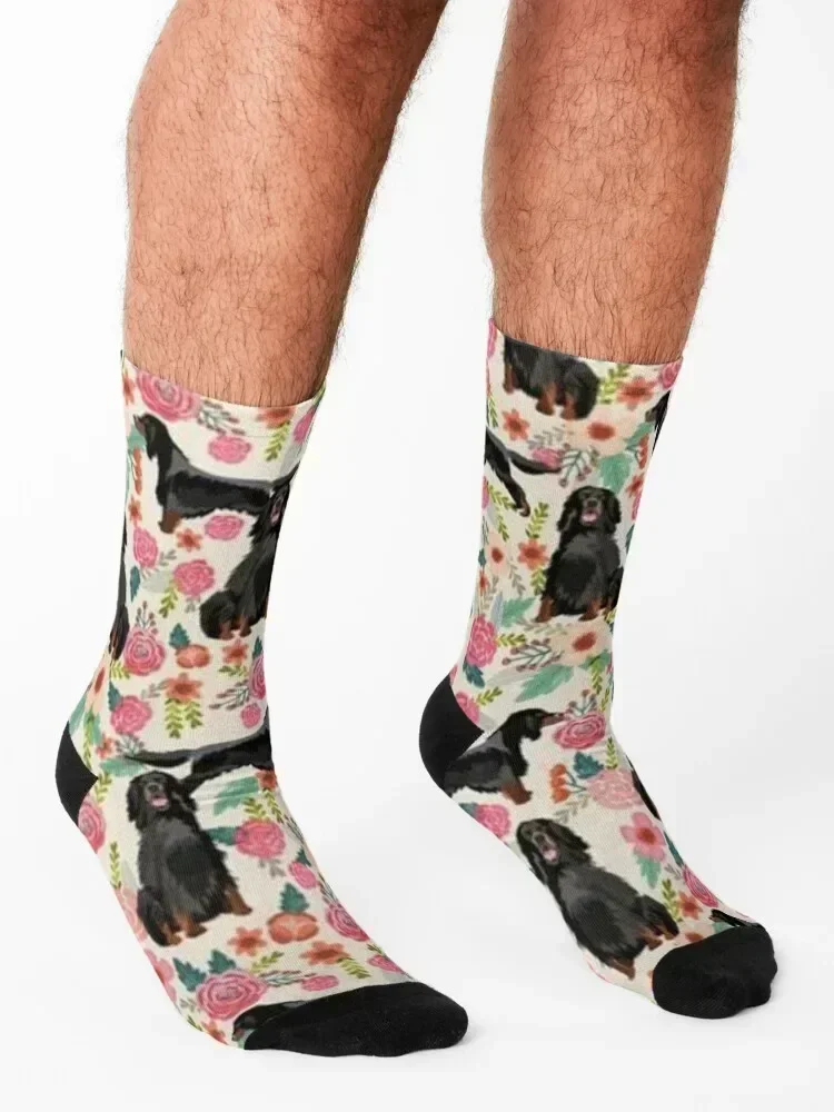 GORDON SETTER Socks Stockings compression hiking anime retro Socks For Men Women's