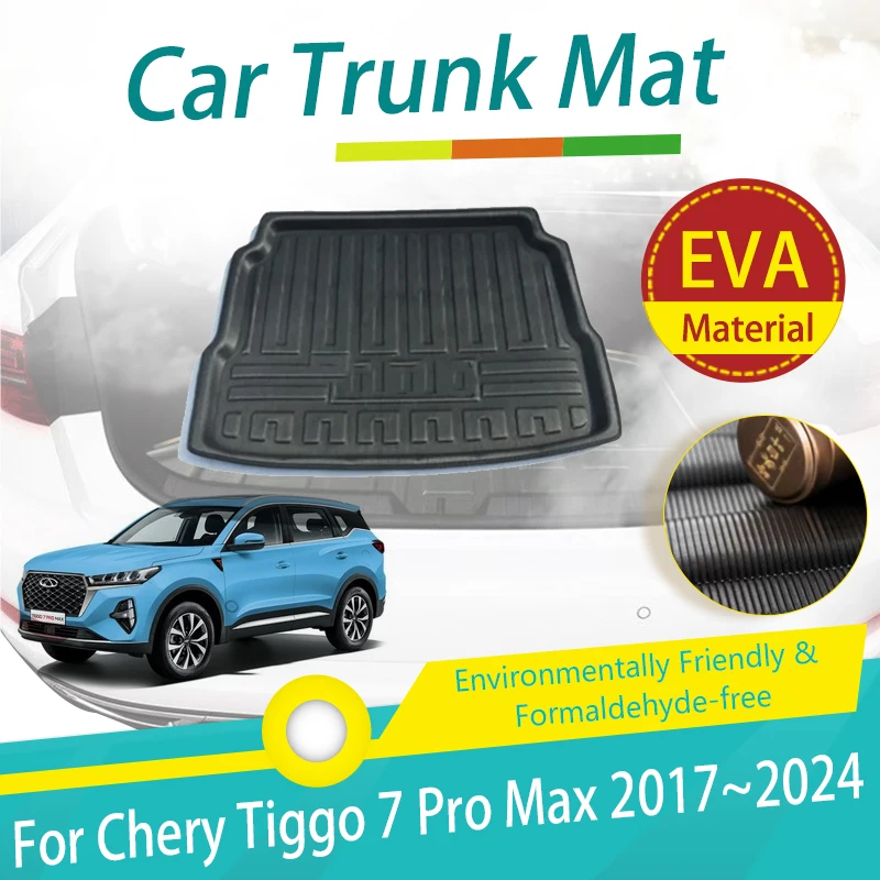 

Car Trunk Mats For Chirey Chery Tiggo 7 Pro Max Plus Fownix T15 2017~2025 Boot Carpet Storage Pad Suitcase Rugs Auto Accessories