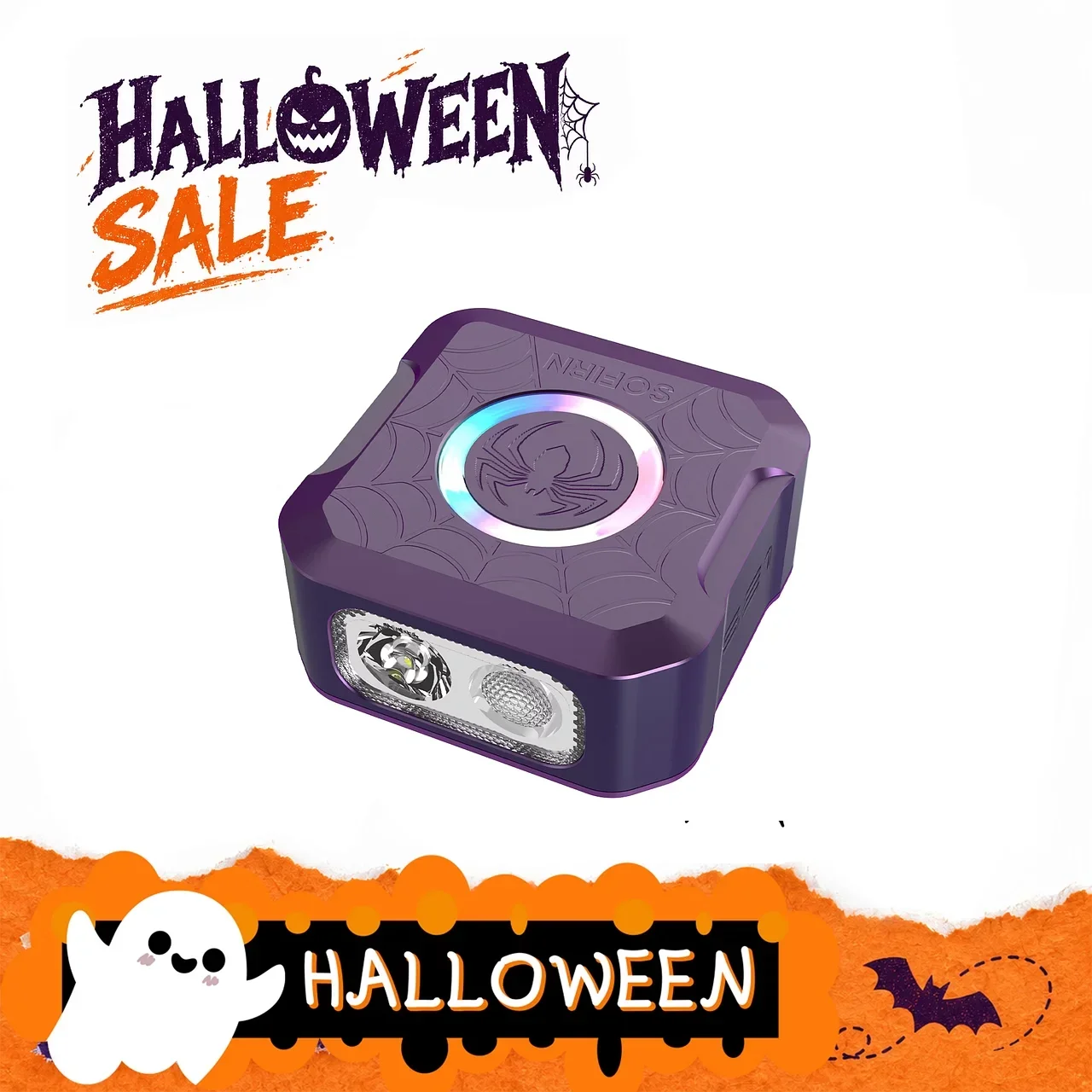 SOFIRN Halloween Bundle SE1 Purple EDC Torch LT1S Pumpkin Camping Lantern Outdoor Portable Light