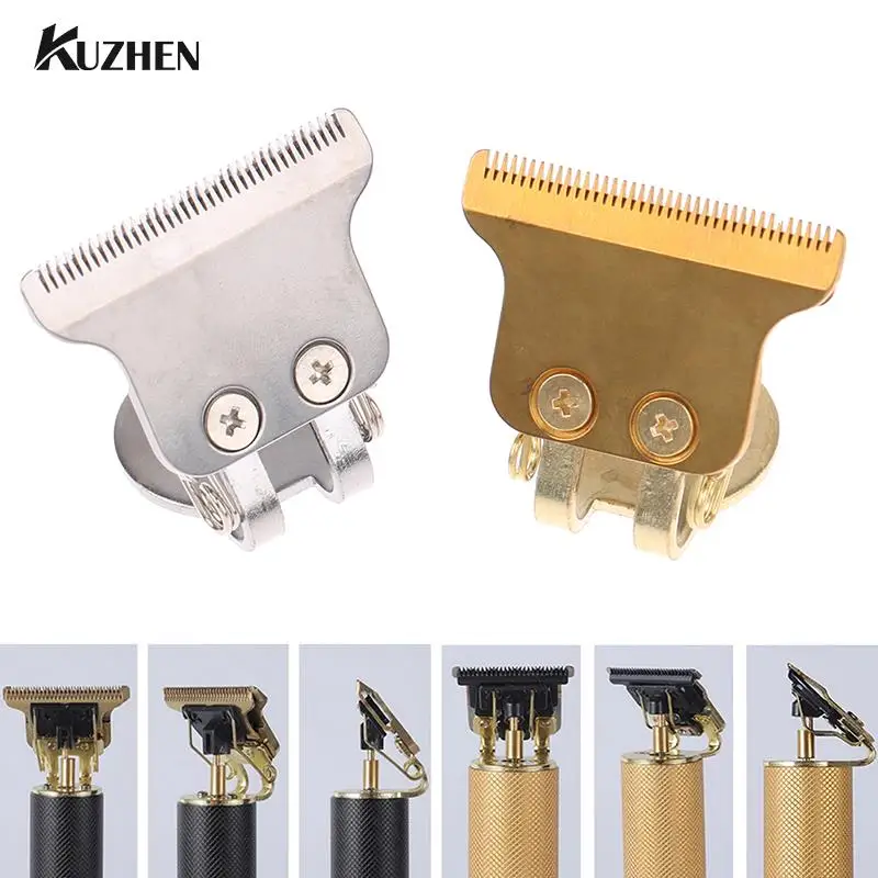 T Shaped Hair Clipper Blade With Stand T9 Blade Trimmer Replace The Cutter Head Of The Hair Clipper Replacement Clipper Head