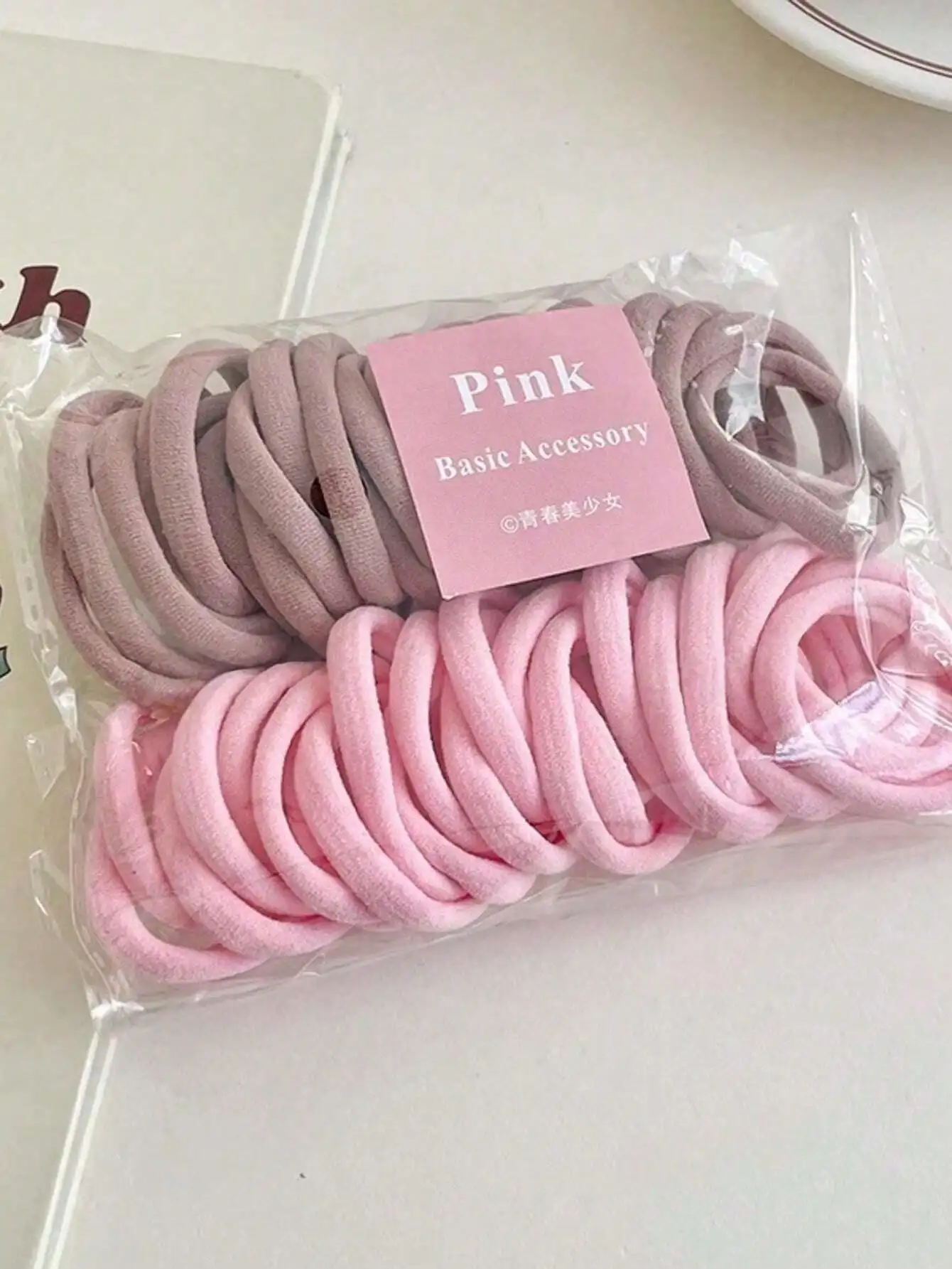 

100/200/300/500pcs Women Simple Elastic Hair Ties, Versatile Casual Hair Accessories For Ponytail, Braids. Suitable For Daily Wear, All Seasons, School Supplies, Women Accessories ,Hair Rubber Bands ,Scrunchies ,Hair Rope Elastic Band