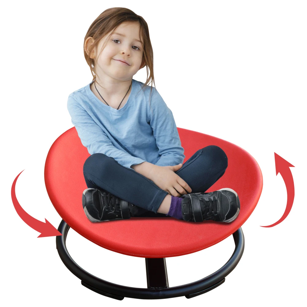 

KIds Sensory Swivel Chair for Children, Sensory Toys for Children with ADHD, Training Body Coordination, for Focus and Balance, Comfortable, Safe, Fun Sensory Tools for Body Development